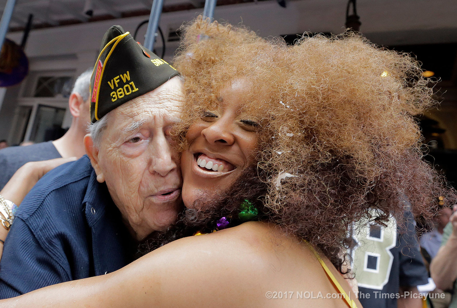 Our favorite photos from Friday's Mardi Gras fun